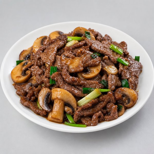 Beef w. Mushrooms — Grand Wok Brooklyn