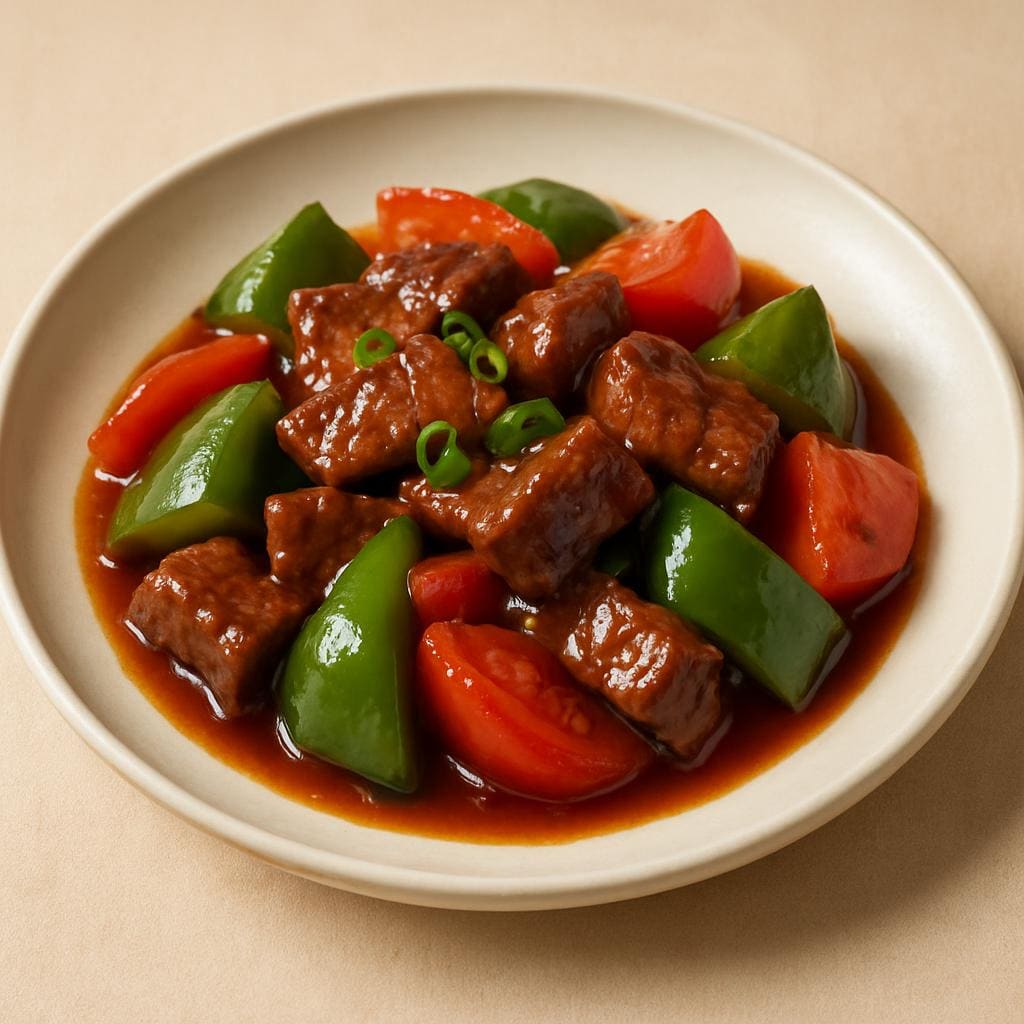 Beef w. Pepper & Tomato — Grand Wok Brooklyn