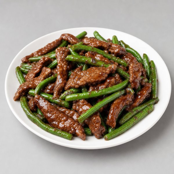 Beef w. String Beans — Grand Wok Brooklyn