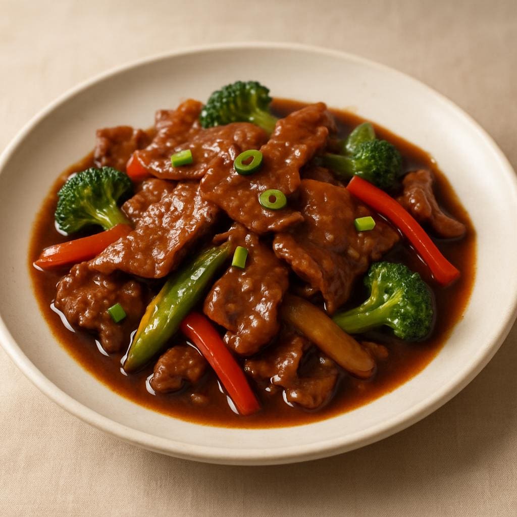 Beef w. Garlic Sauce — Grand Wok Brooklyn