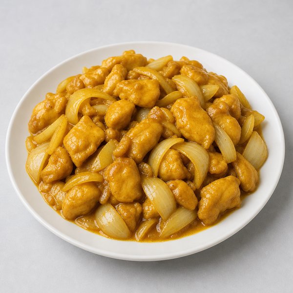 Curry Chicken w. Onion — Grand Wok Brooklyn