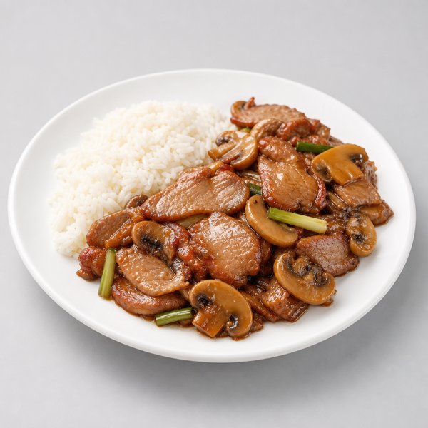 Roast Pork w. Mushroom