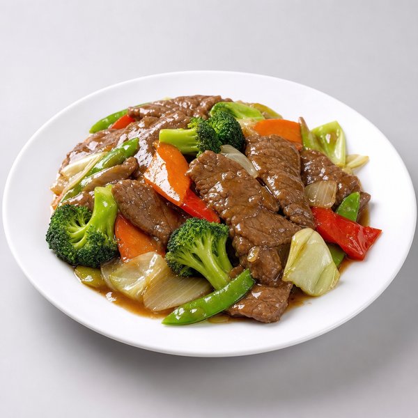 Steamed Beef w. Mixed Veg — Grand Wok Brooklyn