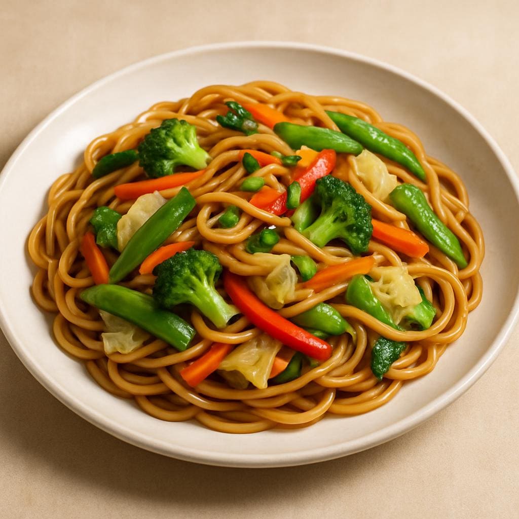 Vegetable Lo Mein — Grand Wok Brooklyn