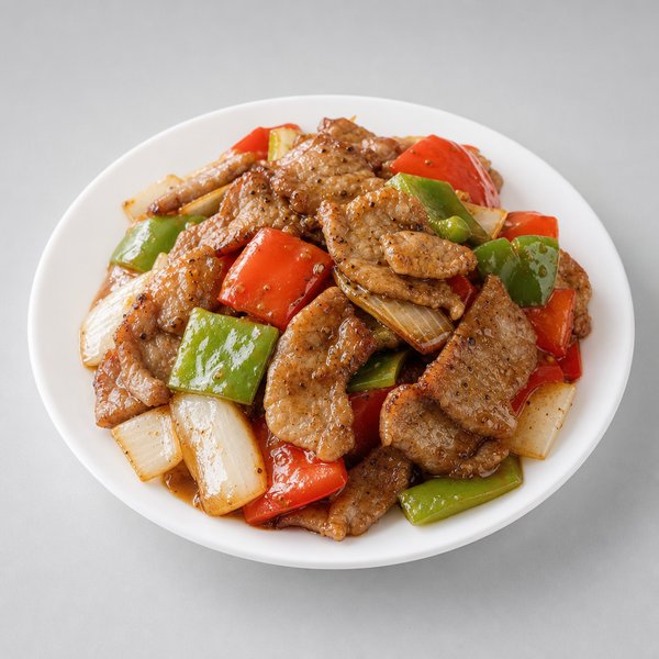 Roast Pork w. Pepper & Tomatoes — Grand Wok Brooklyn