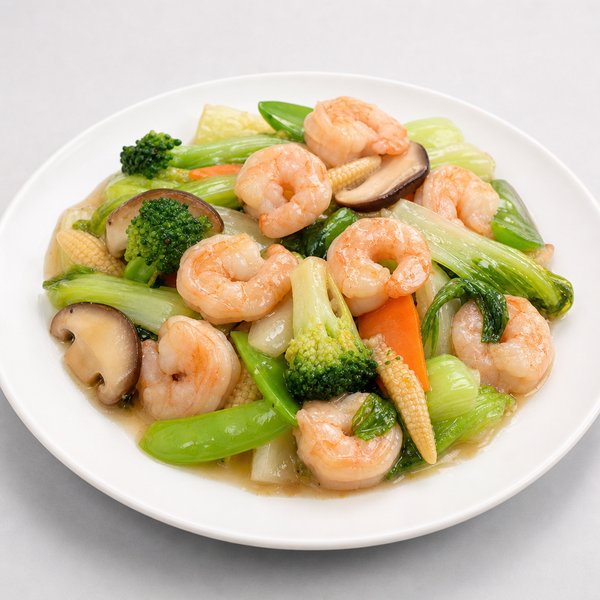 Shrimp w. Chinese Veg — Grand Wok Brooklyn